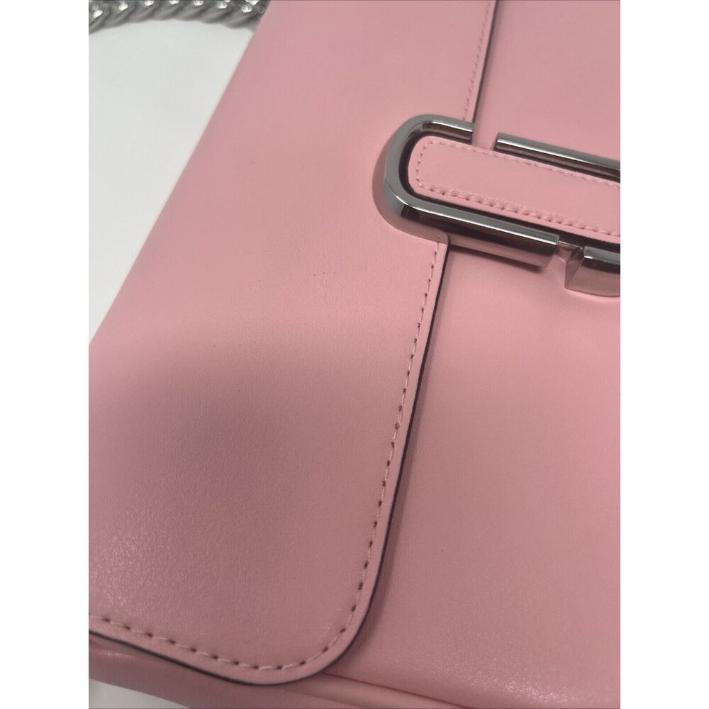 Marc Jacobs The J Pink Quartz Smooth Leather Shoulder Crossbody Handbag Purse - Picture 8 of 14